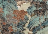 孟振華 三尺《溪山幽居》西安美院研究生 金獎獲得者