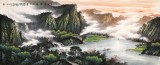 張慧仁 小八尺《山色空濛雨亦奇》 廣西山水畫家協會常務理事
