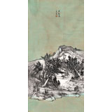 左文輝 四尺《唐人詩意圖》中美協會員 國家畫院山水畫家