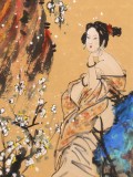 【已售】南海禪寺 妙林居士 四條屏《四美圖》
