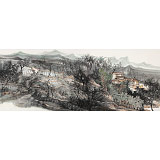 管旺林 小六尺《陌上春來早》 中美協(xié)會員