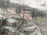 管旺林 四尺《江南春雨》 中美協(xié)會員