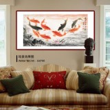【已售】周升達(dá) 四尺《富貴久魚》 中國畫院國畫組長（詢價(jià)）