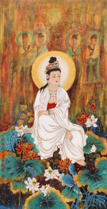 南海禪寺 妙林居士 四尺《觀音》