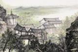 管旺林 四尺《早春圖》 中美協會員