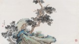 孟振華 三尺《亭亭山上松》西安美院研究生 金獎獲得者