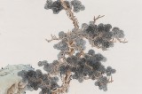 孟振華 三尺《亭亭山上松》西安美院研究生 金獎獲得者