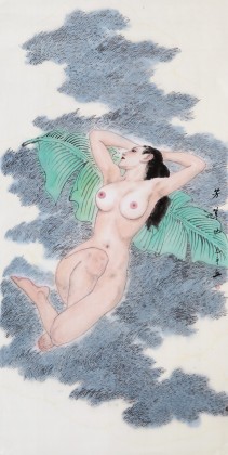魏志平 四尺《芳草地》  河北省美協會員