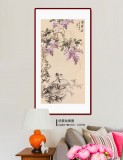 皇甫小喜 四尺《雙壽圖》 河南著名花鳥畫家