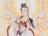 【已售】南海禪寺 妙林居士 四尺《觀世音》