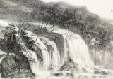 管旺林 小六尺《春潮》 中美協(xié)會員