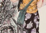 南海禪寺 妙林居士 四尺《春花》