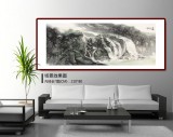 管旺林 小六尺《春潮》 中美協(xié)會員