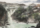 【已售】管旺林 小六尺《云溪隱境》 中美協會員