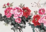 【已售】梁景欣 四尺《富貴平安》 青大美院學院派畫家