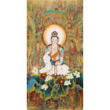 【已售】南海禪寺 妙林居士 四尺《觀音》