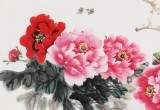 【已售】梁景欣 四尺《富貴祥和》 青大美院學院派畫家