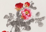 王寶欽 三尺《富貴祥和》當代花鳥牡丹畫名家（詢價）