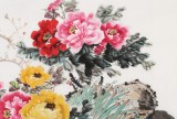 【已售】梁景欣 四尺《富貴祥和》 青大美院學院派畫家