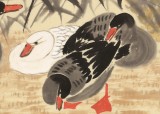 【已售】王永剛 四尺斗方《雁棲圖》 國家一級美術師（詢價）