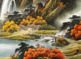 【已售】楊銘昌 小八尺《一帆風順》 安徽山水畫研究協會理事