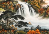 【已售】楊銘昌 小八尺《一帆風順》 安徽山水畫研究協會理事