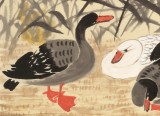 【已售】王永剛 四尺斗方《雁棲圖》 國家一級美術師（詢價）
