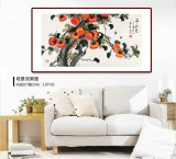 【已售】黃藝三尺吉利國畫《事事如意》