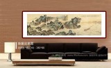 【已售】庾超然 八尺對開《觀滄海》 黃鶴樓書畫院院長