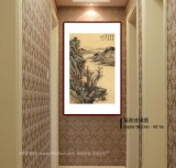 【已售】吳顯剛 四尺三開《山居圖》 貴州七星關(guān)美協(xié)主席