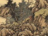 【已售】吳顯剛 四尺三開《云滿溪山》 貴州七星關美協主席