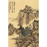 【已售】吳顯剛 四尺三開《云滿溪山》 貴州七星關美協主席