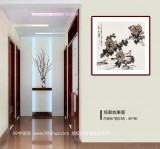 【已售】庾超然 四尺斗方《秋韻》 黃鶴樓書畫院院長
