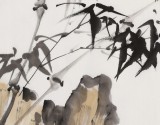 【已售】庾超然 四尺三開(kāi)《晨曲》 黃鶴樓書(shū)畫(huà)院院長(zhǎng)