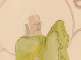 曹建濤 四尺《羅漢圖》 獨具特色水墨人物畫家