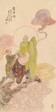 曹建濤 四尺《羅漢圖》 獨具特色水墨人物畫家