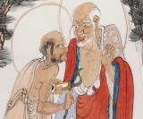 【已售】曹建濤 四尺《菩提本無樹》 獨具特色水墨人物畫家