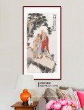 【已售】曹建濤 四尺《菩提本無樹》 獨具特色水墨人物畫家