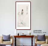 【已售】曹建濤 四尺《南無(wú)觀世音菩薩》 獨(dú)具特色水墨人物畫(huà)家