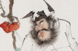 曹建濤 四尺《事事如意》 獨(dú)具特色水墨人物畫家