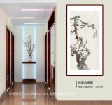 【已售】曹建濤 四尺《菩提本無(wú)樹(shù)》 獨(dú)具特色水墨人物畫(huà)家