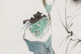 曹建濤 四尺《事事如意》 獨(dú)具特色水墨人物畫家