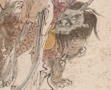 曹建濤 小四尺《送瑞圖》獨具特色水墨人物畫家