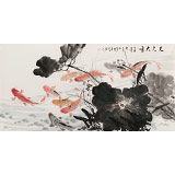 【已售】梁景欣 四尺《久久大順》 青大美院學院派畫家