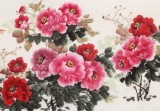 【已售】梁景欣 小六尺《富貴有余》 青大美院學院派畫家