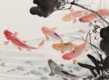 【已售】梁景欣 四尺《久久大順》 青大美院學院派畫家