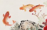 【已售】梁景欣 小六尺《富貴有余》 青大美院學院派畫家