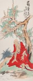 曹建濤 四尺范揚筆意《羅漢圖》 獨具特色水墨人物畫家