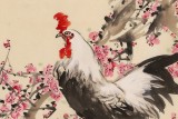 鄒本財 四尺三開《人勤春早》 公主嶺市美協常務副主席