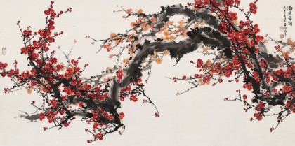 【已售】鄒本財 四尺《鴻運(yùn)當(dāng)頭》 公主嶺市美協(xié)常務(wù)副主席